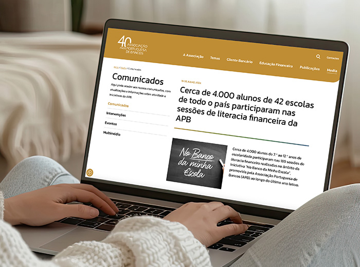 Site Associação Portuguesa de Bancos